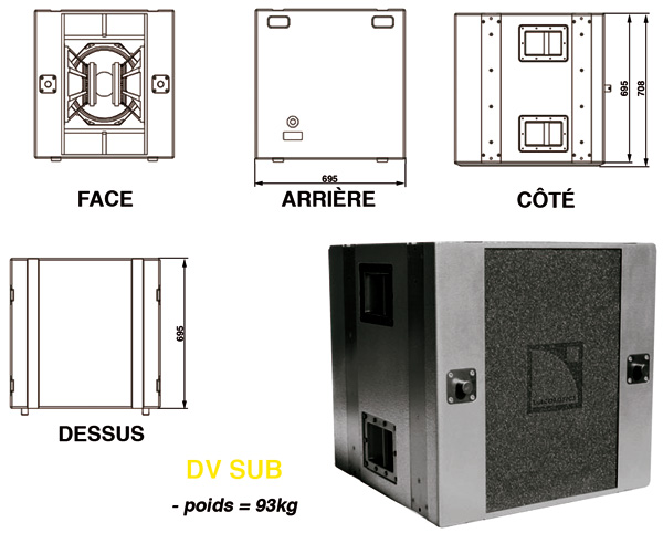 L-Acoustics dV-SUB — Model family reference photo