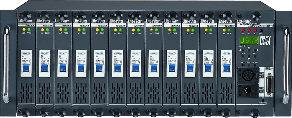 Rack dimmer pack (type reference) — Equipment type reference photo