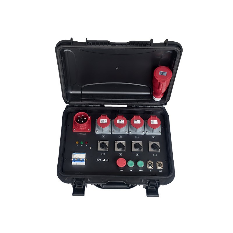 4-channel stage hoist controller (type reference) — Equipment type reference photo