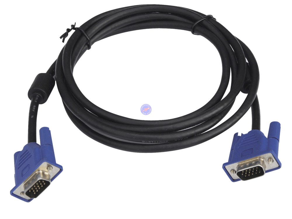 VGA male-to-male cable (type reference) — Equipment type reference photo