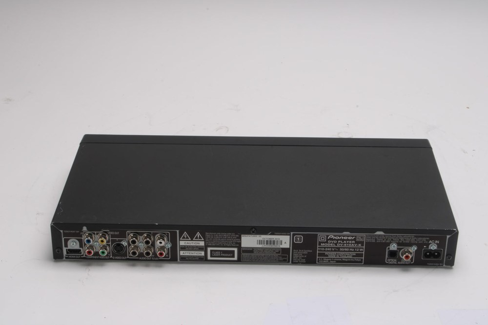 Pioneer DV-610AV-K DVD player — Model family reference photo