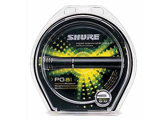 Shure PG81 — Model-specific reference photo