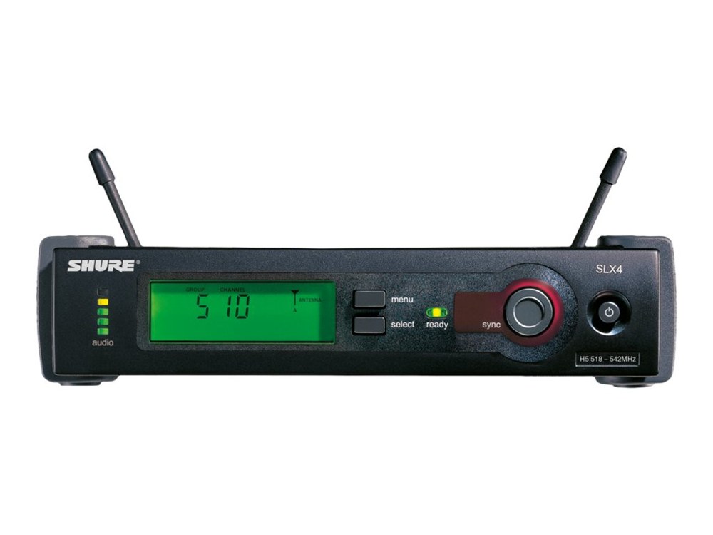 Shure SLX4 receiver — Model-specific reference photo
