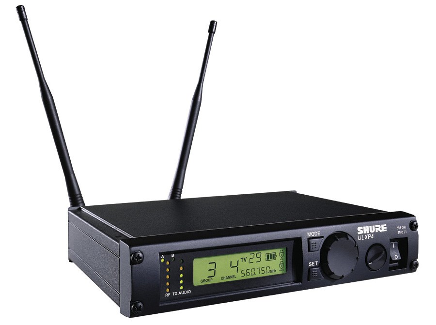 Shure ULXP4 receiver — Model-specific reference photo